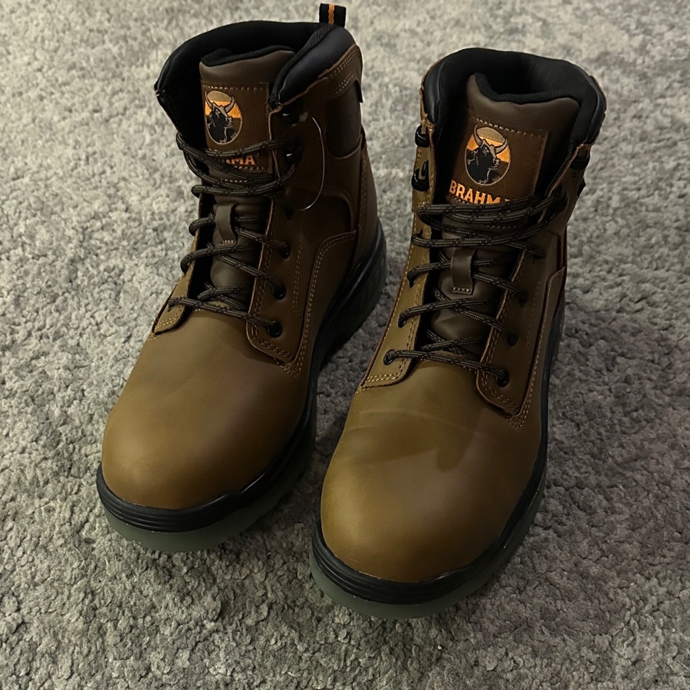 Brahma Men's Tan Leather Boots
